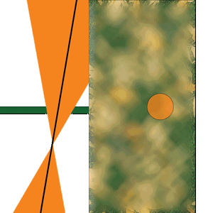Wobbling the beam reveals aperture misalignment via image shift